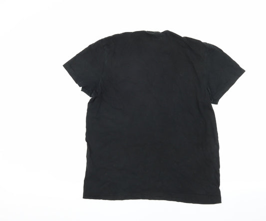 Hugo Boss Men’s Black Regular Fit T-Shirt - Size L