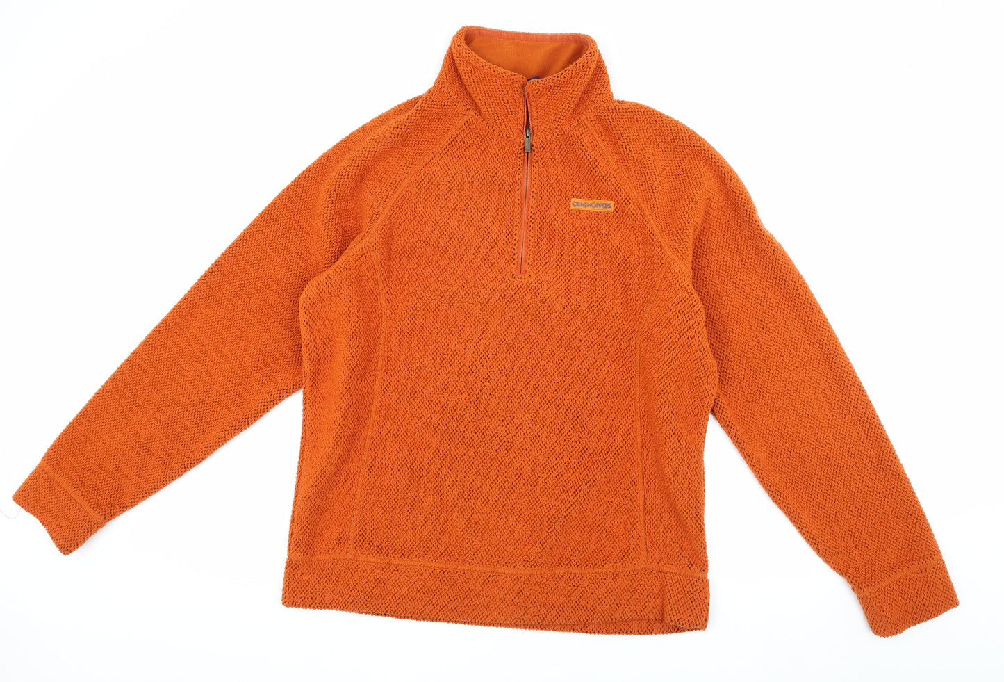 Craghoppers Men's Orange Knit Pullover Sweatshirt, Size M