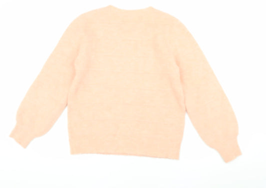 White Stuff Women's Pink Pullover Jumper Size 10