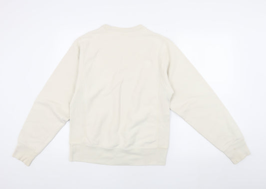 Champion Men's Ivory XS Pullover Sweatshirt
