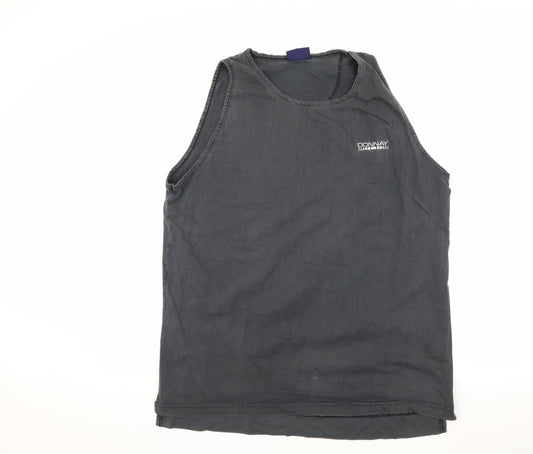 Donnay Men's Grey Tank Top - M, Basic Style