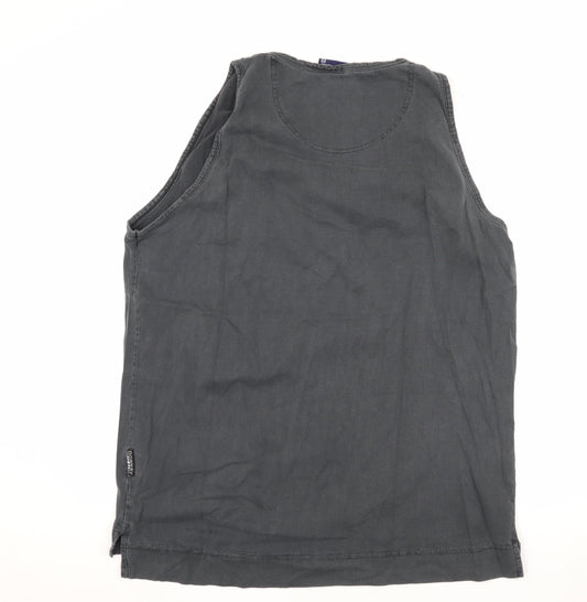 Donnay Men's Grey Tank Top - M, Basic Style