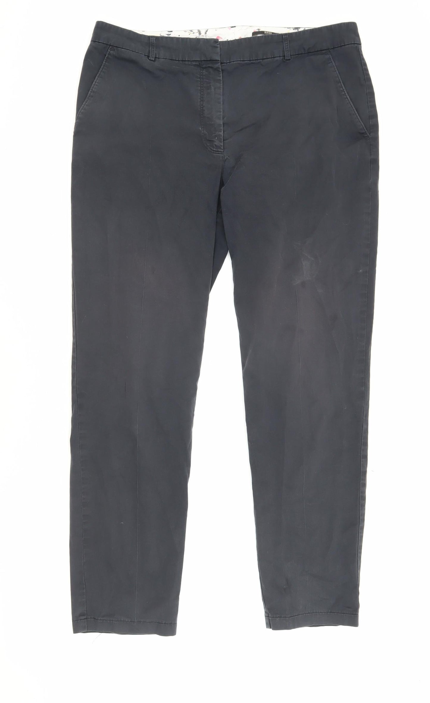 Hugo Boss Women's Black Chino Trousers Size 12