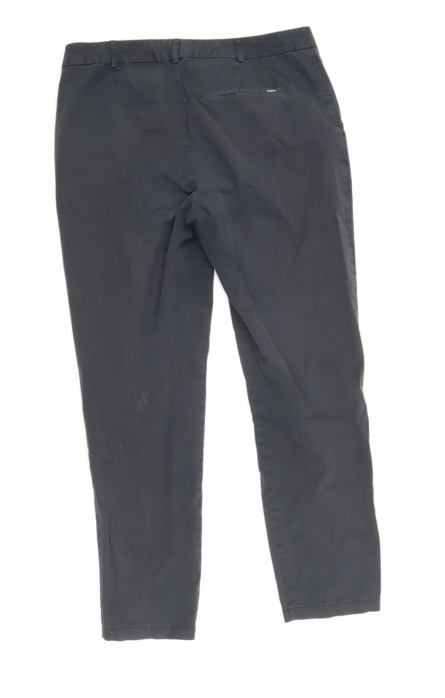 Hugo Boss Women's Black Chino Trousers Size 12