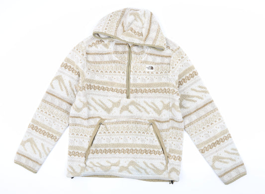 The North Face Men's Beige Fleece Hoodie M
