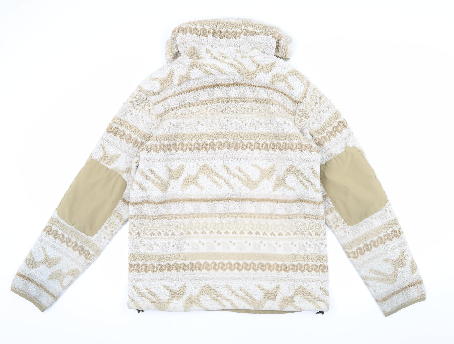 The North Face Men's Beige Fleece Hoodie M