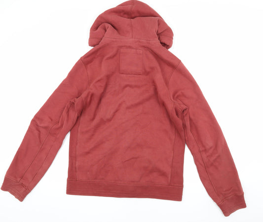 Fat Face Men's Red Hooded Jacket Size S