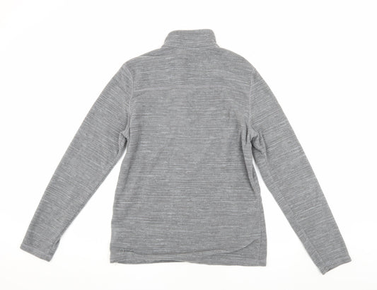 Decathlon Grey Men's 1/2 Zip Sweatshirt L - Winter Fleece