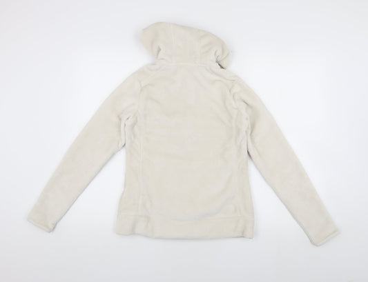 Decathlon Girls Ivory Fleece Hooded Jacket 12-13 Years
