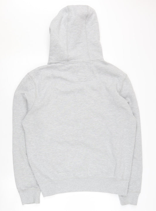 Crew Clothing Men's Grey Pullover Hoodie, Size L