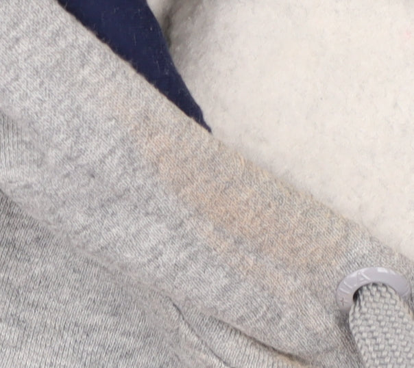 Fila Men's Grey Pullover Hoodie - Size S
