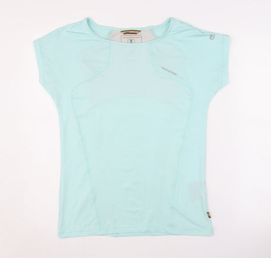 Craghoppers Women's Blue Activewear T-Shirt, Size 12
