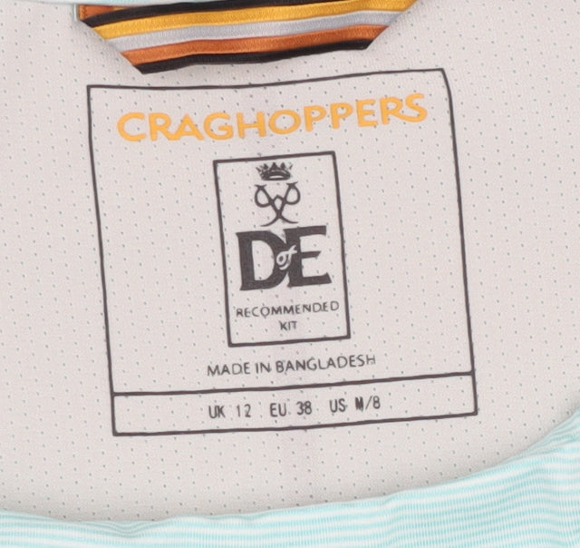 Craghoppers Women's Blue Activewear T-Shirt, Size 12