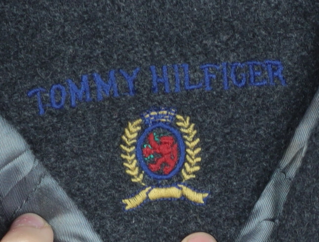 Tommy Hilfiger Men's Black XL Overcoat - Classic Style