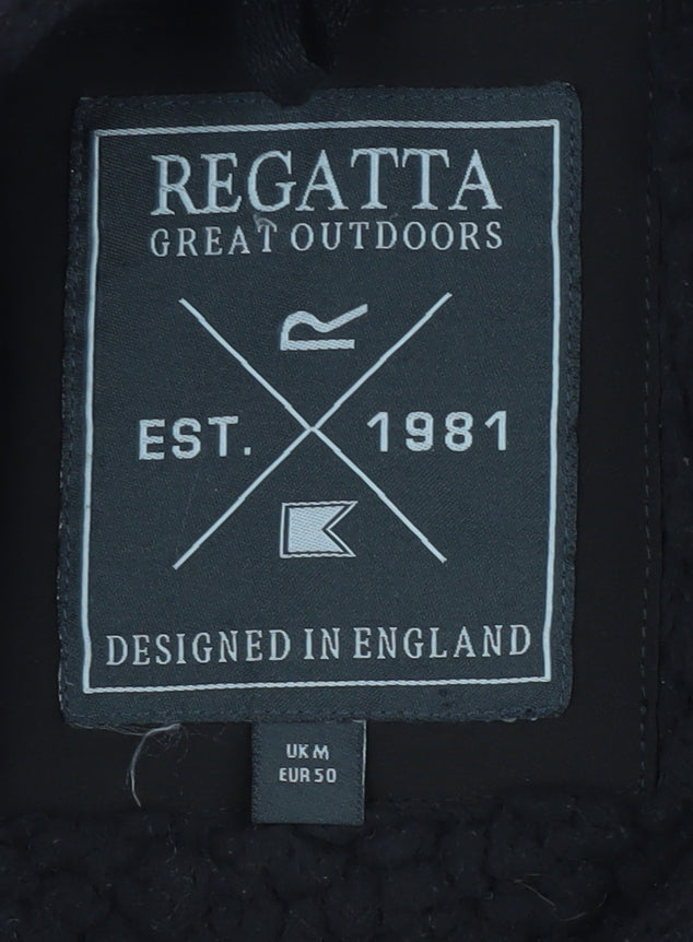 Regatta Men's Black Basic Jacket - M, Full Zip