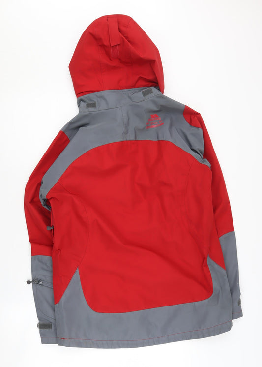 Trespass Men's Red Waterproof Parka Jacket M