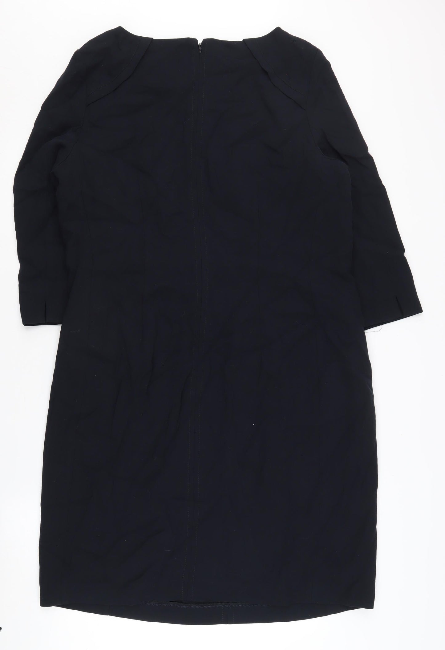 Hobbs Women's Blue Sheath Dress 18 Business Cocktail