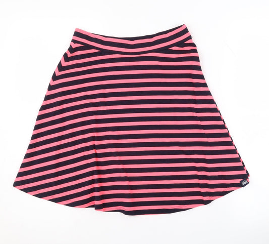 Superdry Women's Striped A-Line Skirt - Size S