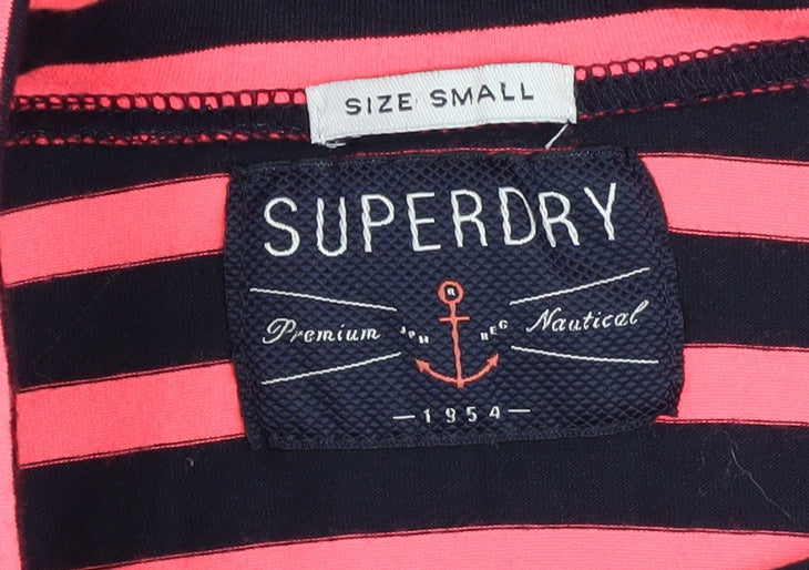 Superdry Women's Striped A-Line Skirt - Size S