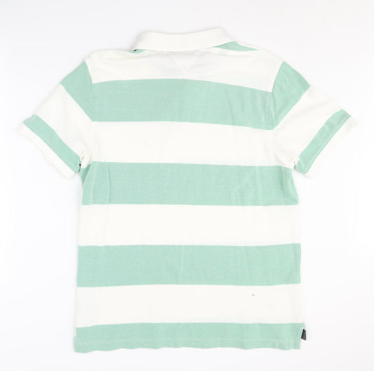 Tommy Hilfiger Men's Multicoloured Striped Polo - 2XL
