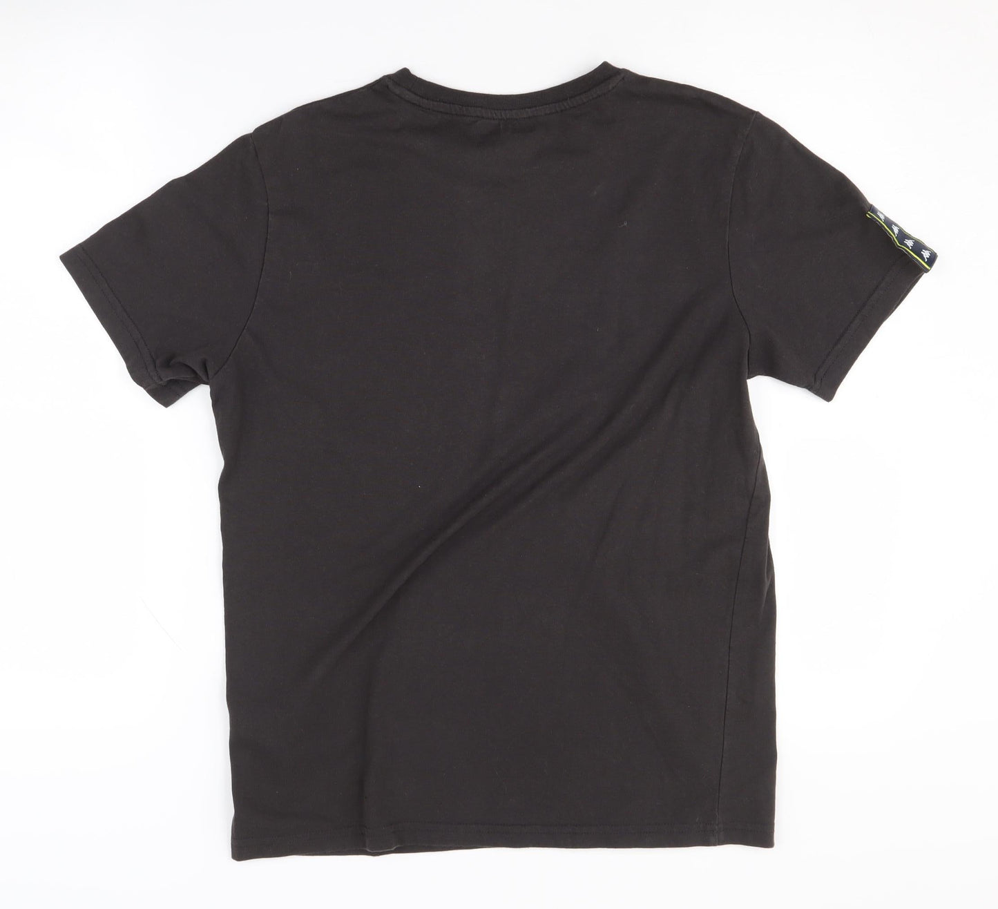 Kappa Men's Black Medium Logo T-Shirt, Short Sleeve