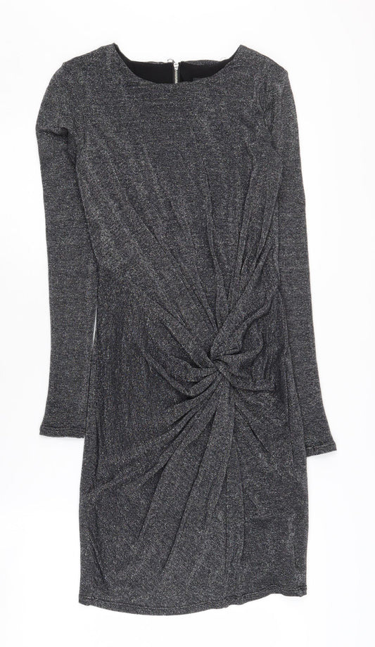 Ted Baker Grey Sheath Dress, Size S, Cocktail Party Wear