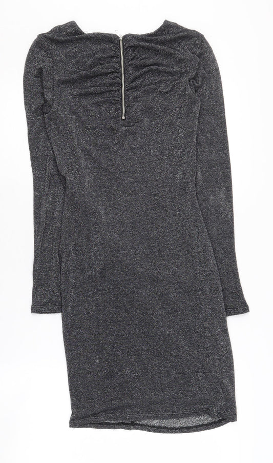 Ted Baker Grey Sheath Dress, Size S, Cocktail Party Wear