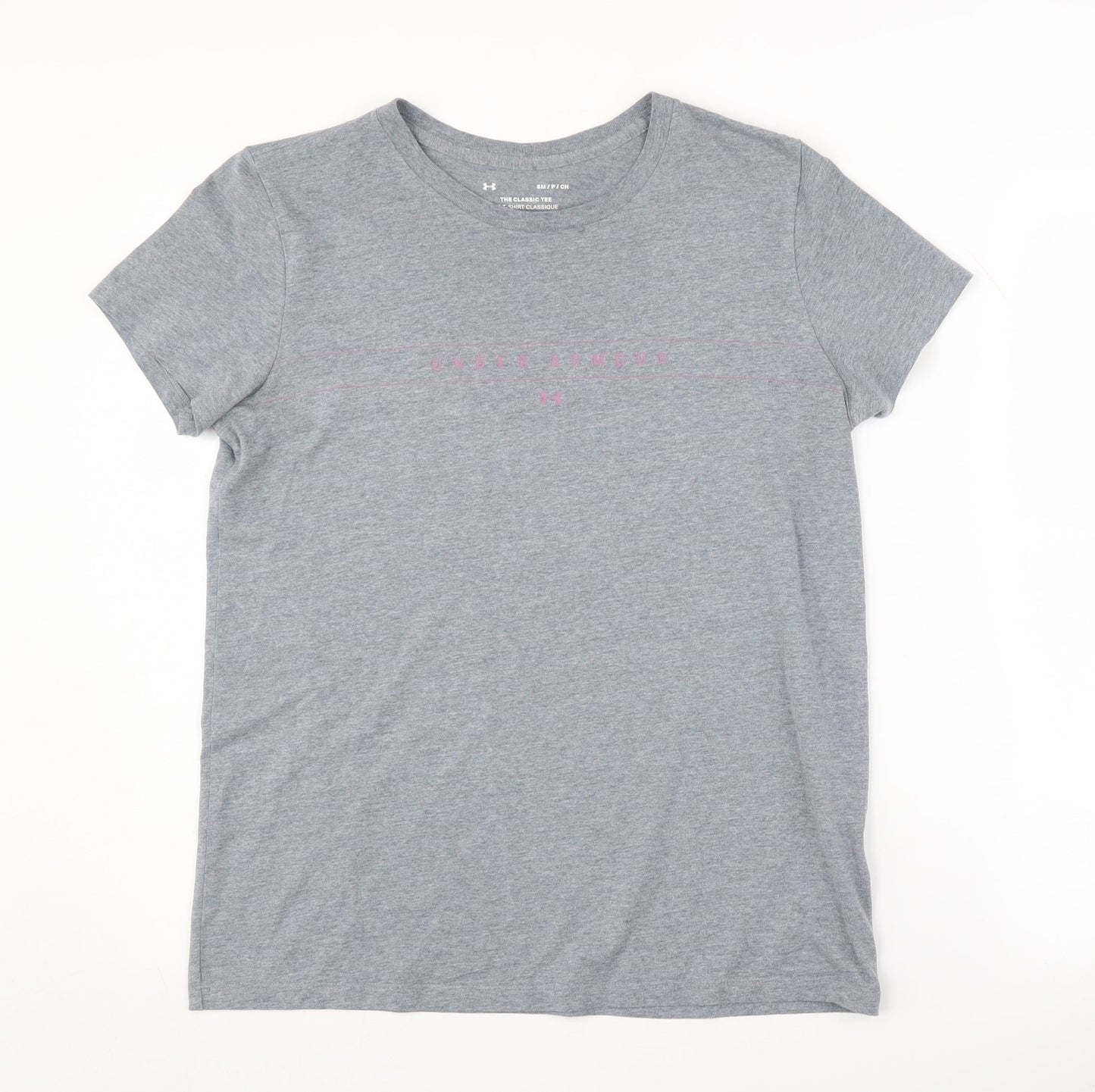 Under Armour Women's Grey S Basic T-Shirt Casual Wear