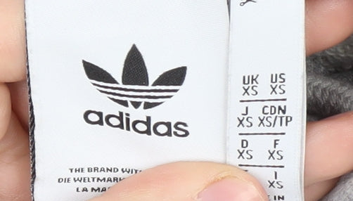 Adidas Men's Grey Pullover Hoodie XS
