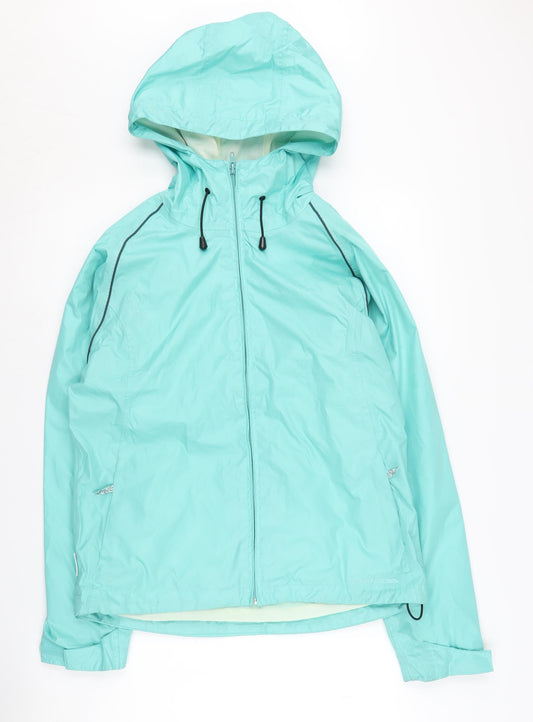 Trespass Women's Blue Waterproof Hooded Jacket S
