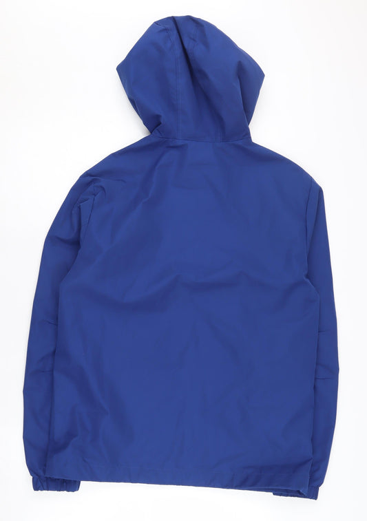 Jack & Jones Men's Blue M Windbreaker Jacket, Hooded