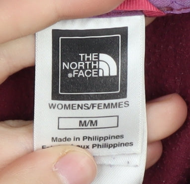 The North Face Women's Red Fleece Henley Sweatshirt Medium