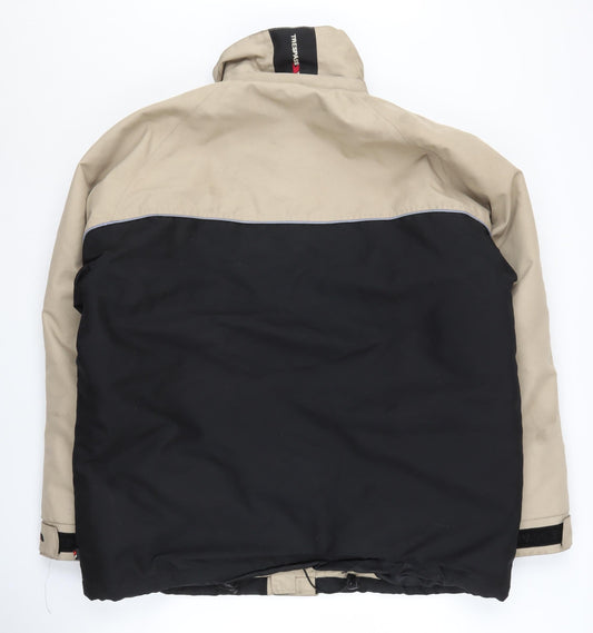 Trespass Men's Beige/Black Jacket, Medium, Polyamide Zip