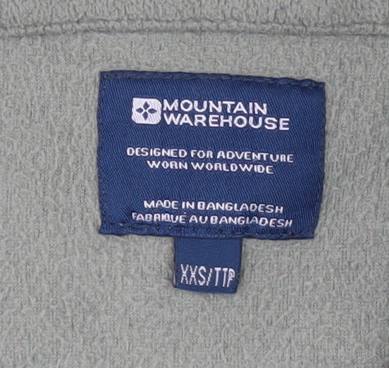 Mountain Warehouse Men's Green XS 1/4 Zip Fleece Sweatshirt