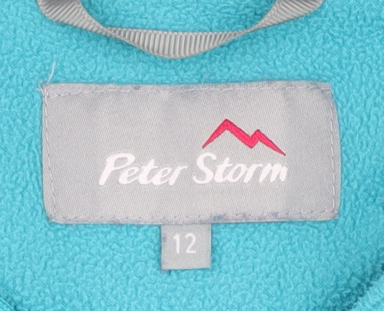 Peter Storm Women's Blue Pullover Sweatshirt, Size 12