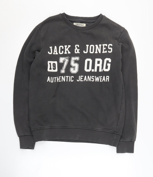 Jack & Jones Men's Black S Pullover Sweatshirt