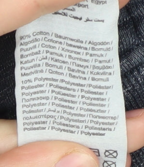 Jack & Jones Men's Blue Hoodie, Size M, Full Zip