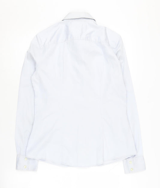 Banana Republic Women's White Button-Up Shirt Size 6