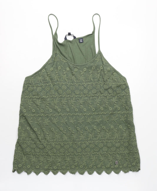 SuperDry Women's Green XS Camisole Tank Top