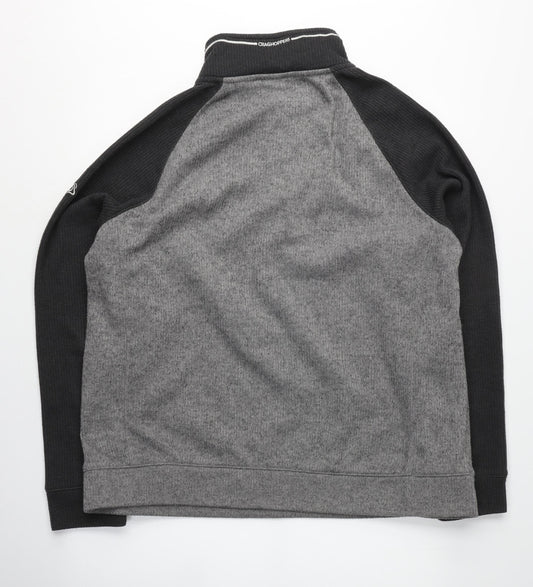 Craghoppers Men's XL Grey 1/2 Zip Sweatshirt