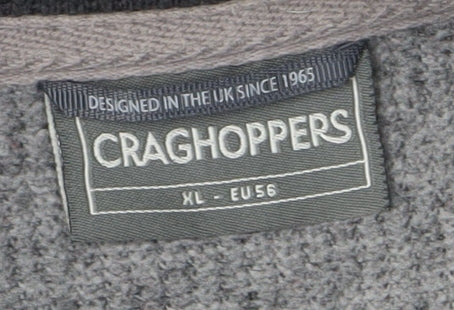 Craghoppers Men's XL Grey 1/2 Zip Sweatshirt