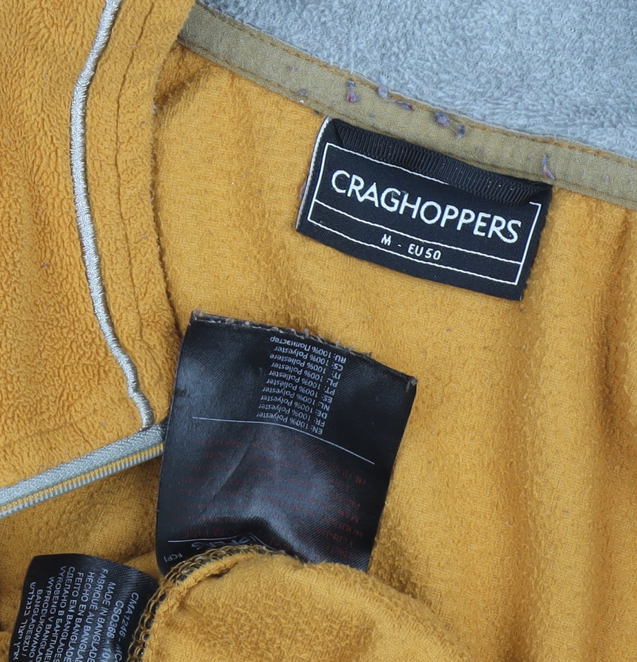 Craghoppers Men's Orange 1/2 Zip Fleece, Size M