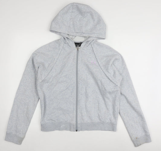 Under Armour Women's Grey Full Zip Hoodie Size M