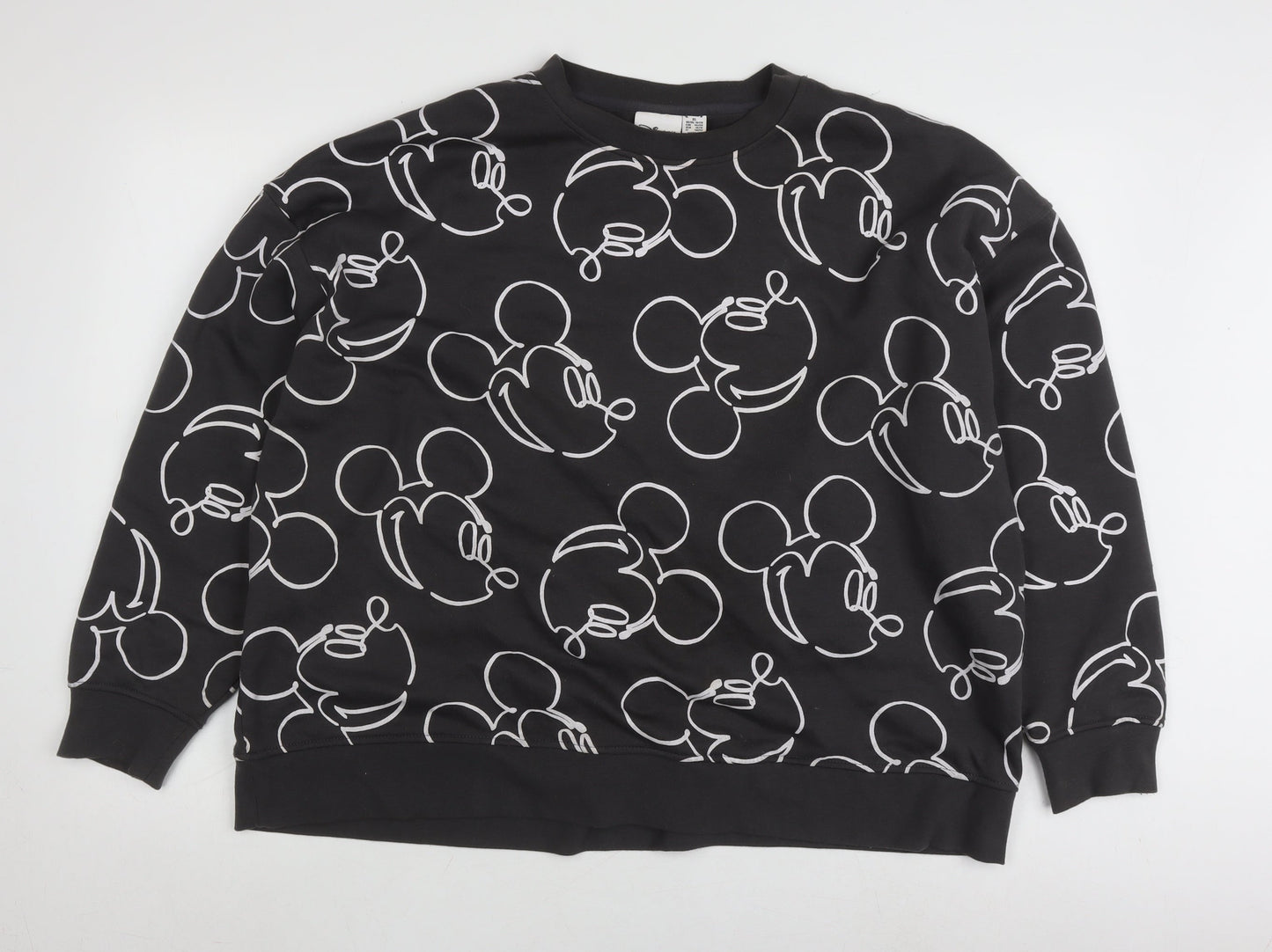 Disney Women’s Black XL Pullover Sweatshirt - Mickey