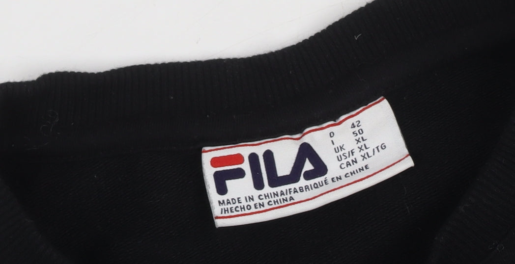 FILA Men's Black XL Pullover Sweatshirt