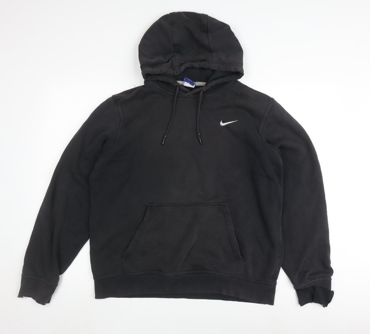 Nike Men's Black Pullover Hoodie L with Logo