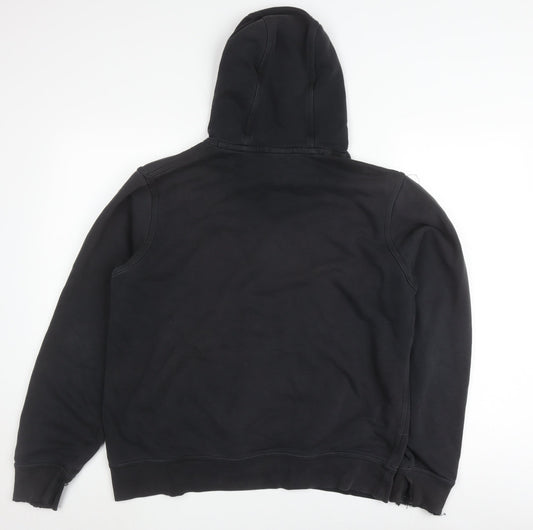 Nike Men's Black Pullover Hoodie L with Logo