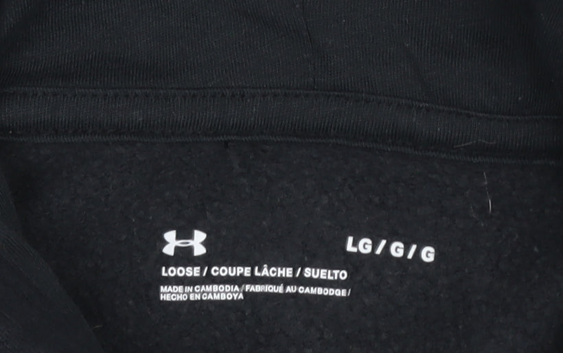 Under Armour Men's Black Graphic Hoodie Size L