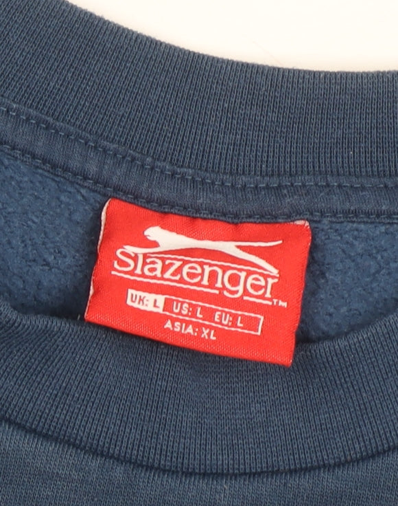 Slazenger Men's Blue Pullover Sweatshirt Size L