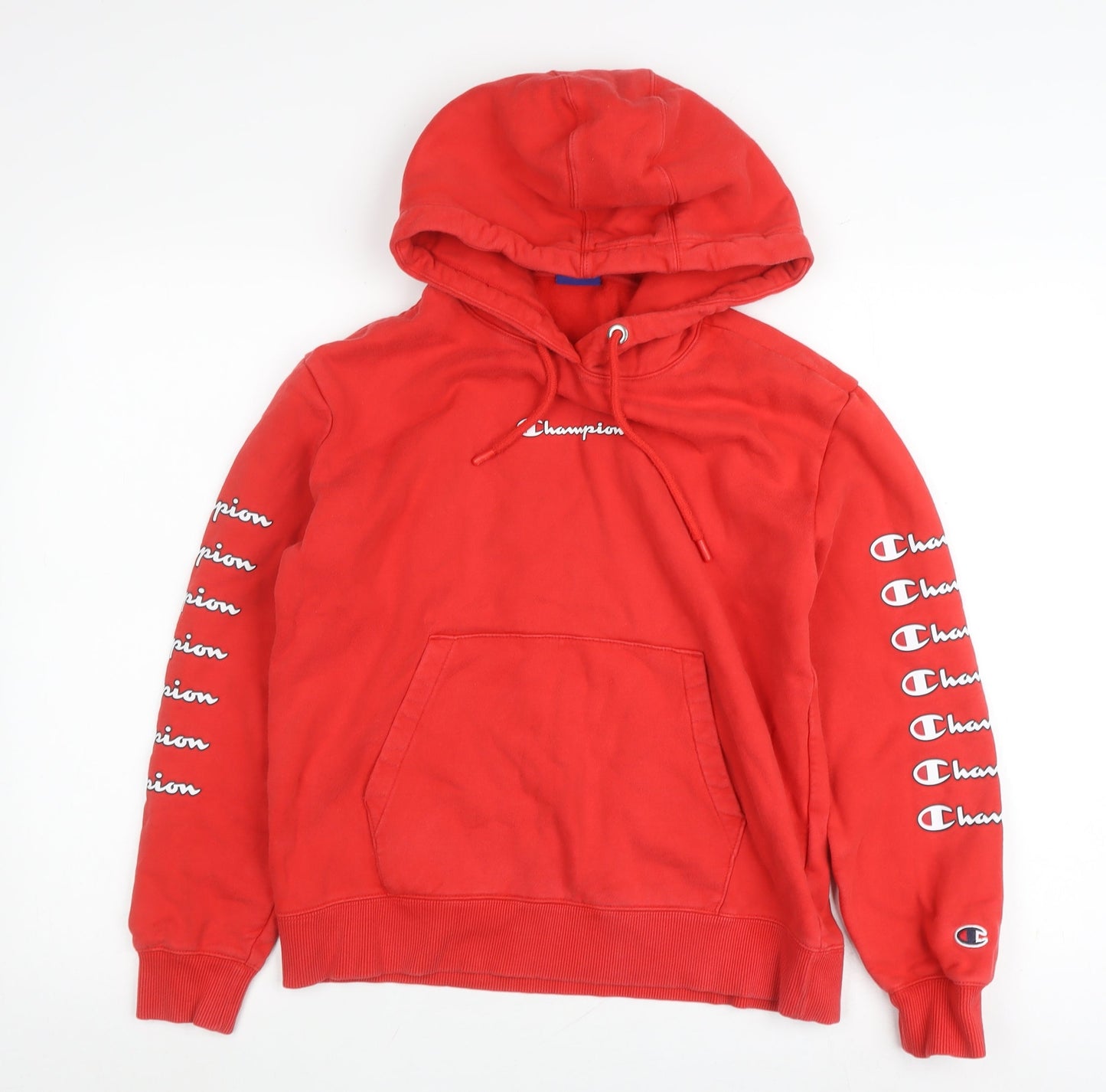 Champion Red Pullover Hoodie Women Small